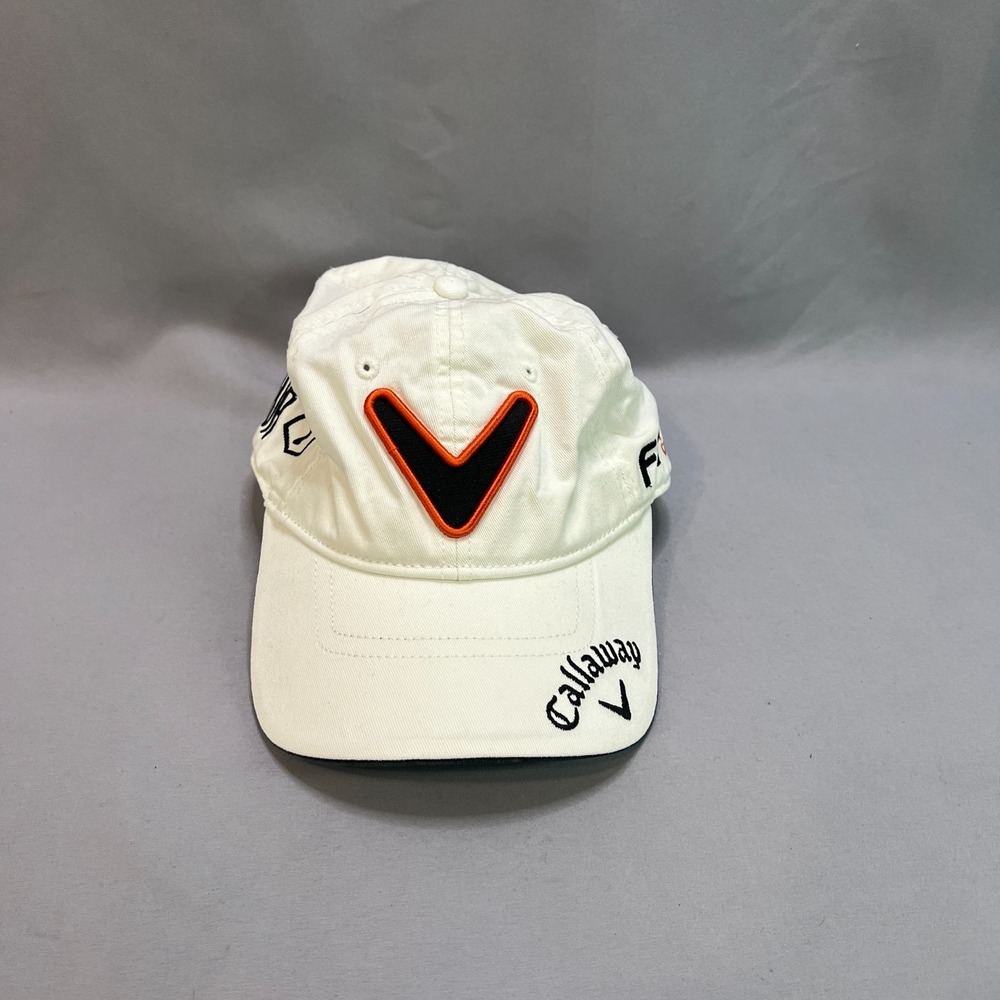 New Era Cap Mens OS White Callaway TOURi Series FT Fusion Technology Golf Hat